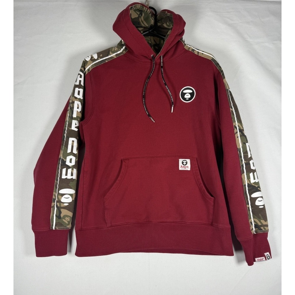 Aape By A Bathing Ape Universe Hoodie Long Sleeve Pullover Sweatshirt Medium**
